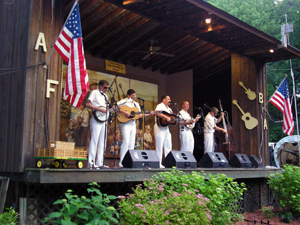 Country Current Blue Grass Group in performance